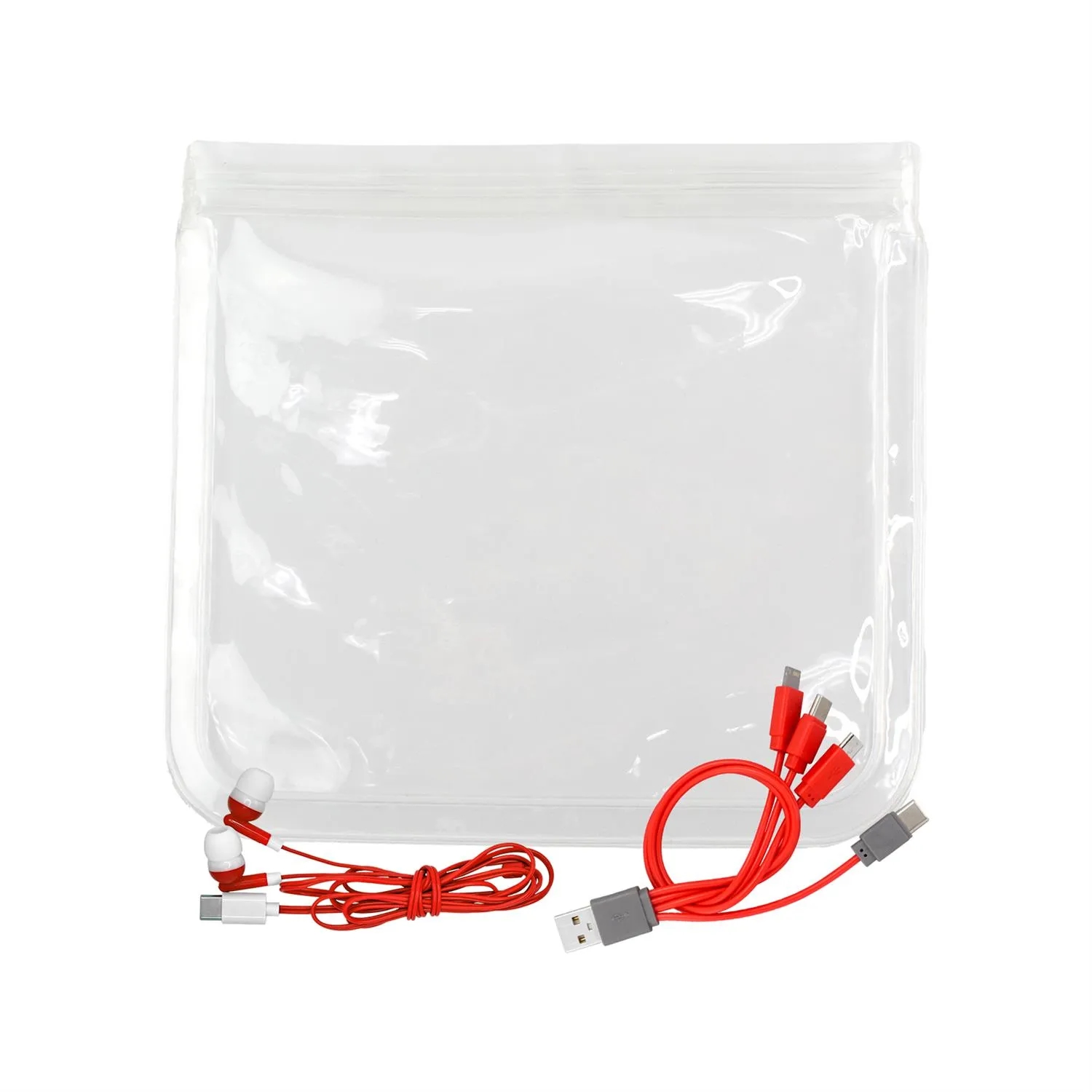 Clear Cable & Ear Bud Set 6