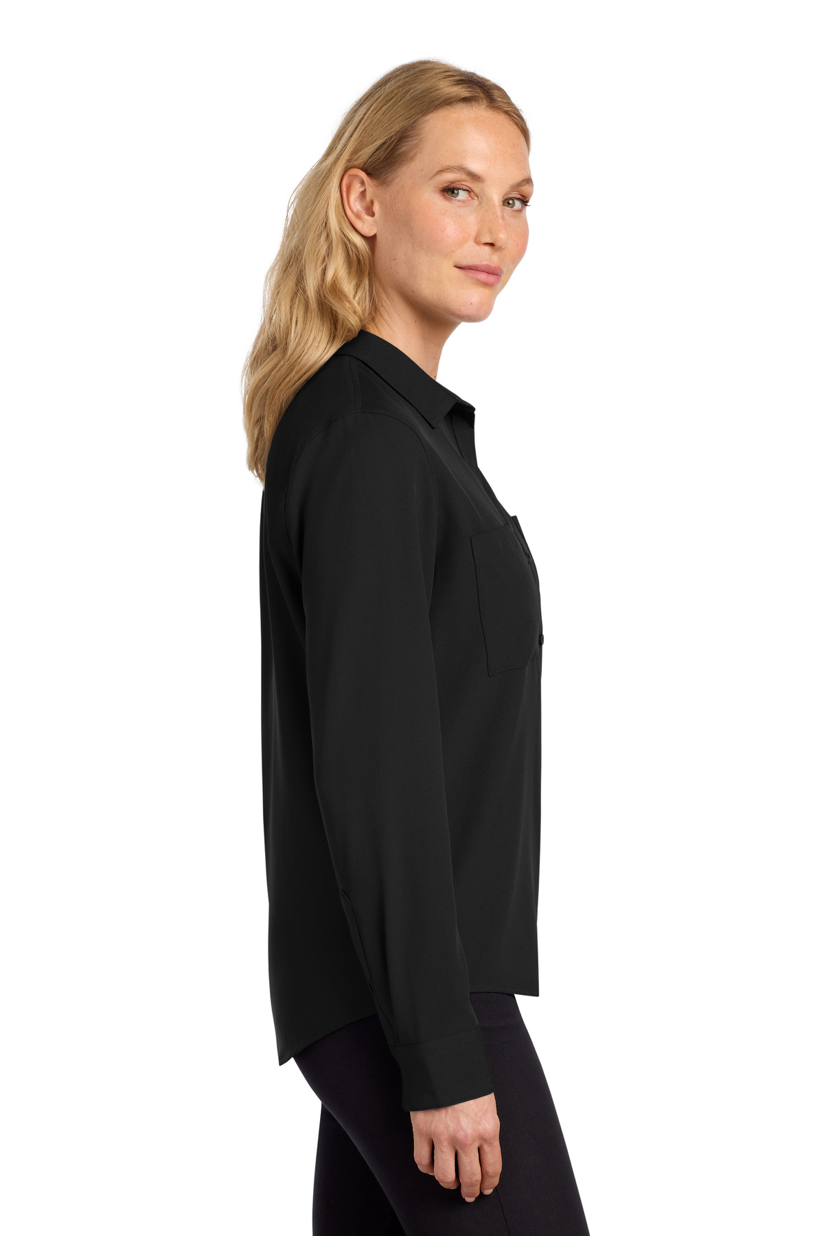 Mercer+Mettle Women's Stretch Crepe Long Sleeve Camp MM2013 11