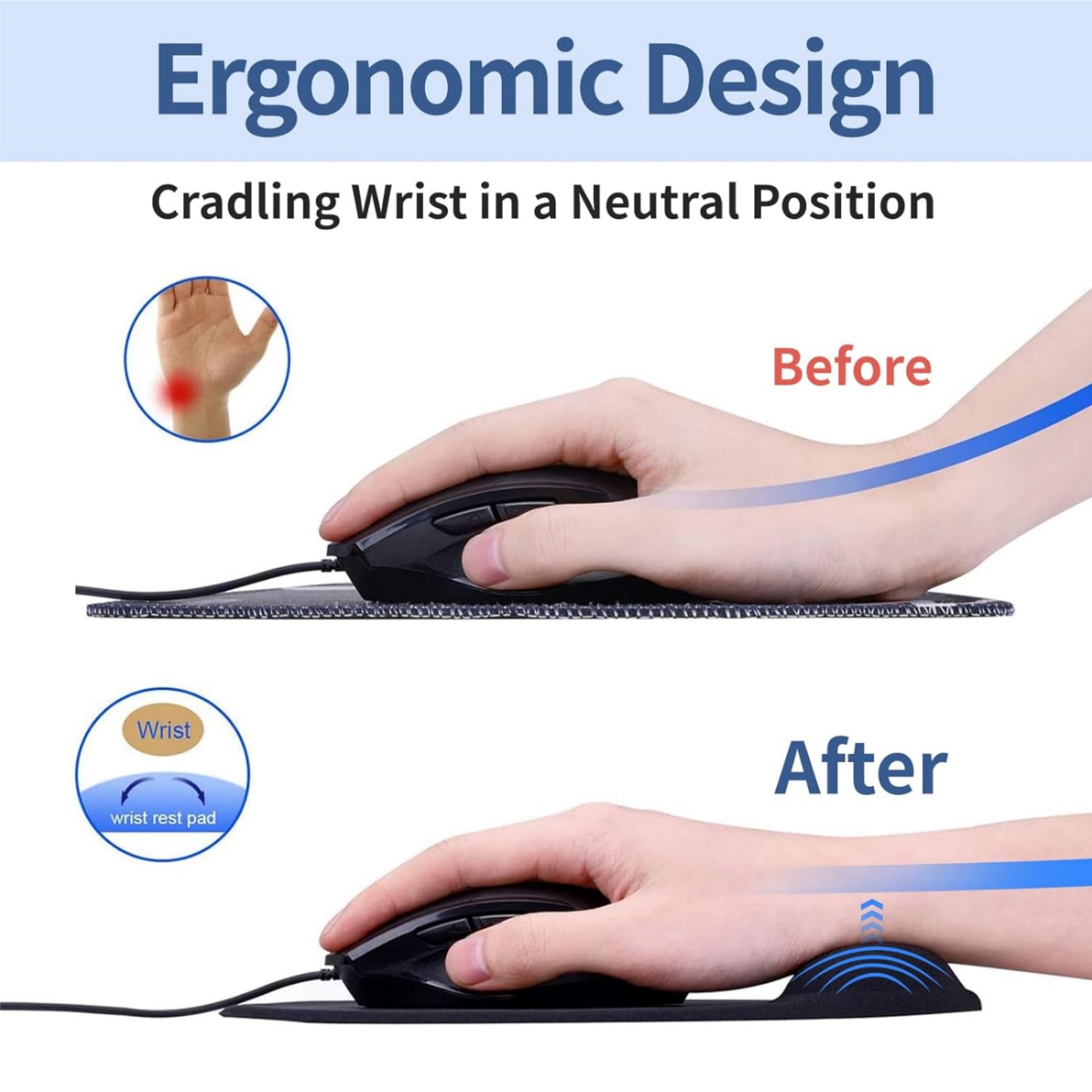 Ergonomic Mouse Pad 3