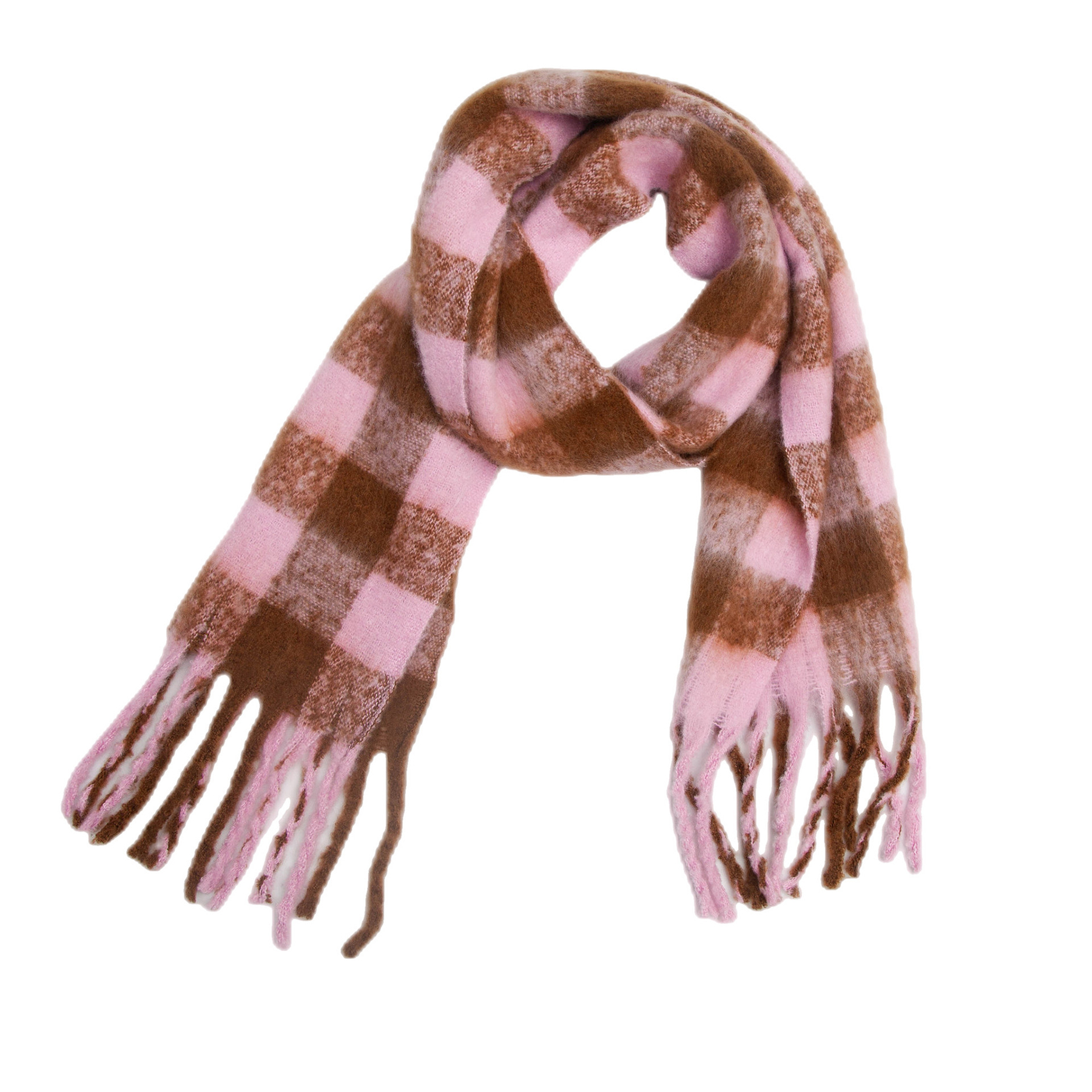 Big Coloured Checked Winter Warm Wrap Scarf 18