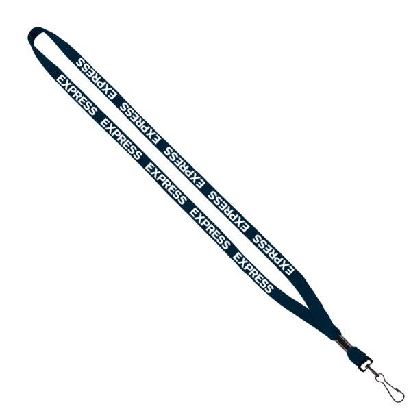 1/2" Cotton Lanyard with Metal Crimp & Swivel Snap Hook 5
