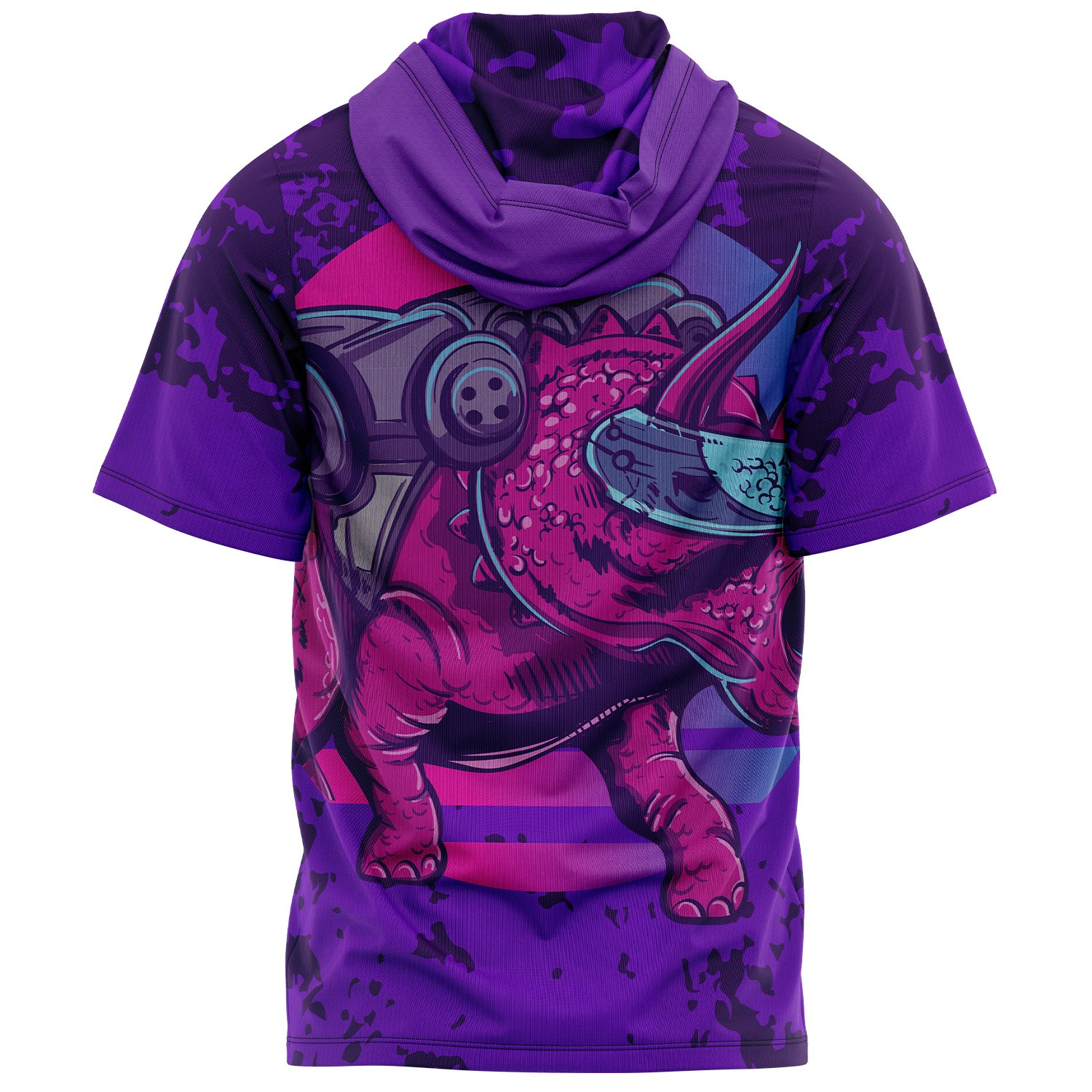 Youth 250 GSM Comfort Fleece Sublimation Short Sleeve Pullover Hoodies 1