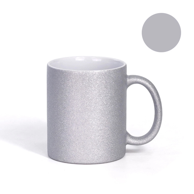 11 oz Full Color Sublimation Sparkly Ceramic Mug 9