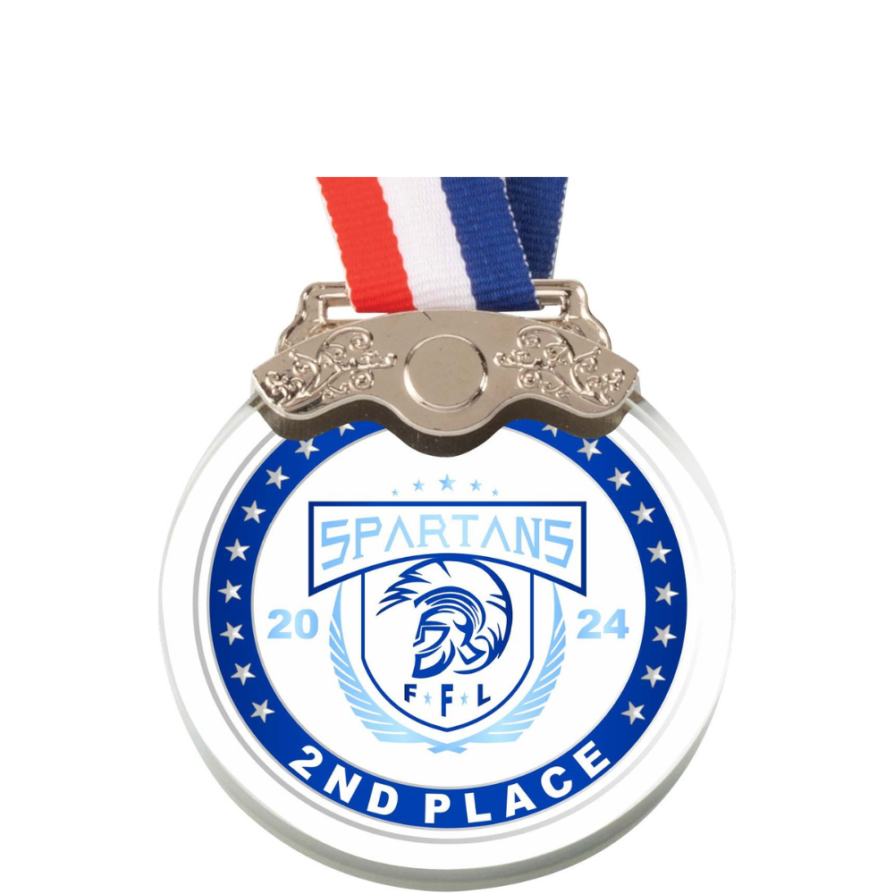 2.75" Glass Medallions 2