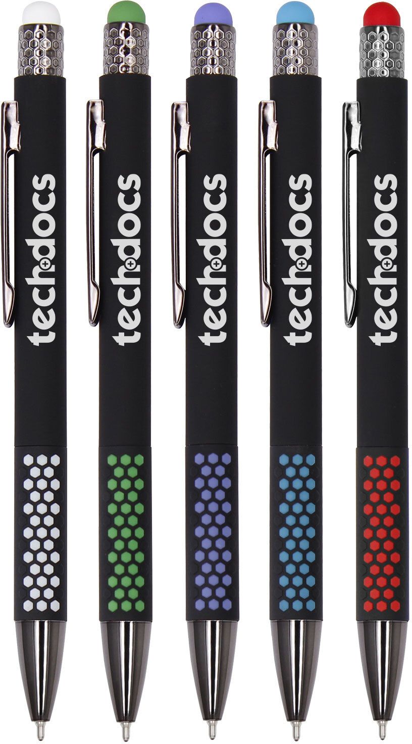 HONEYCOMB STYLUS GEL PEN 9
