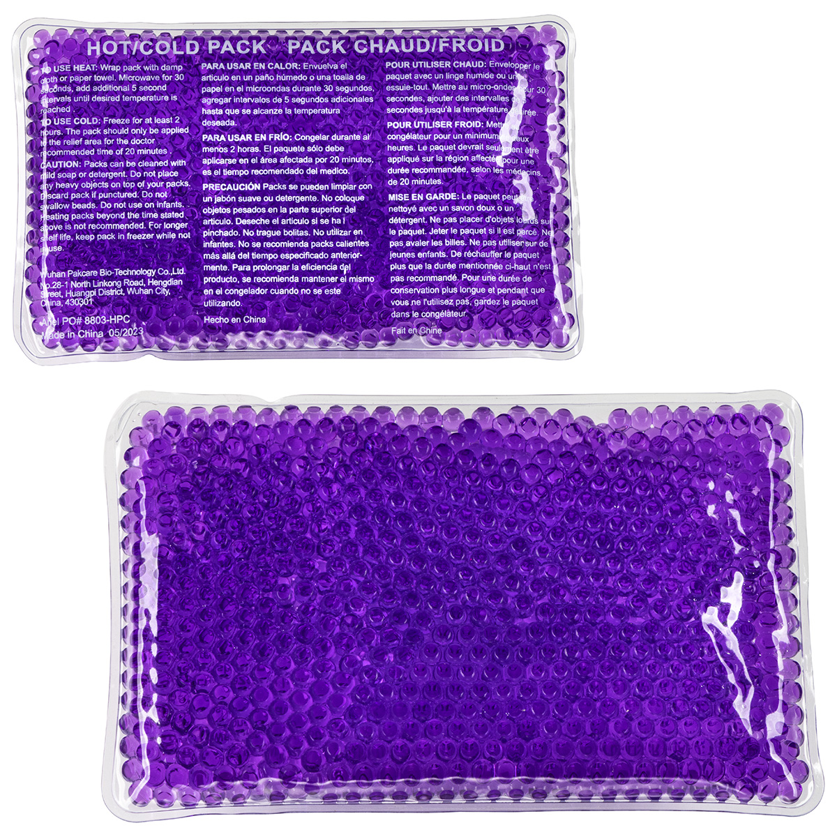 Full-Color Aqua Pearls™ Hot/Cold Pack 48