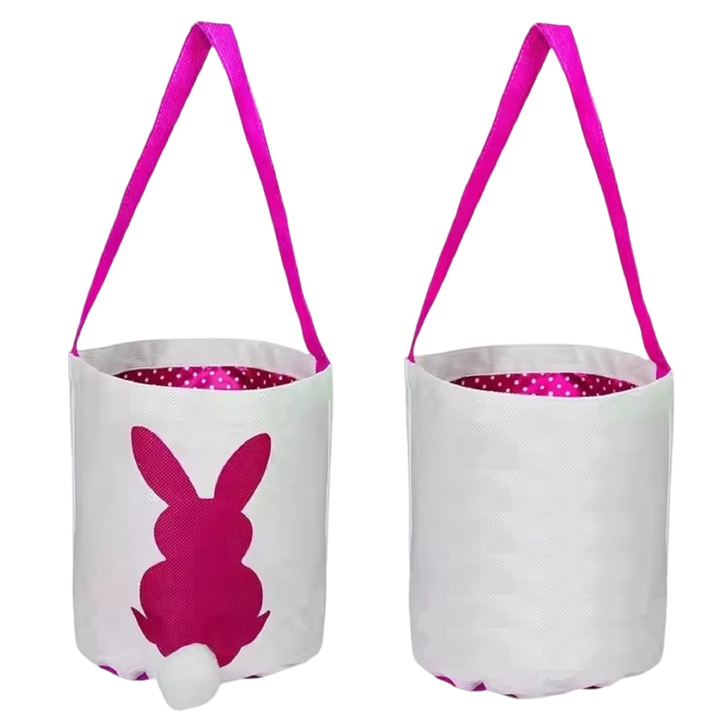 Easter Eggs Bunny Rabbit Tote Bag, custom tote bag with logo imprint 8
