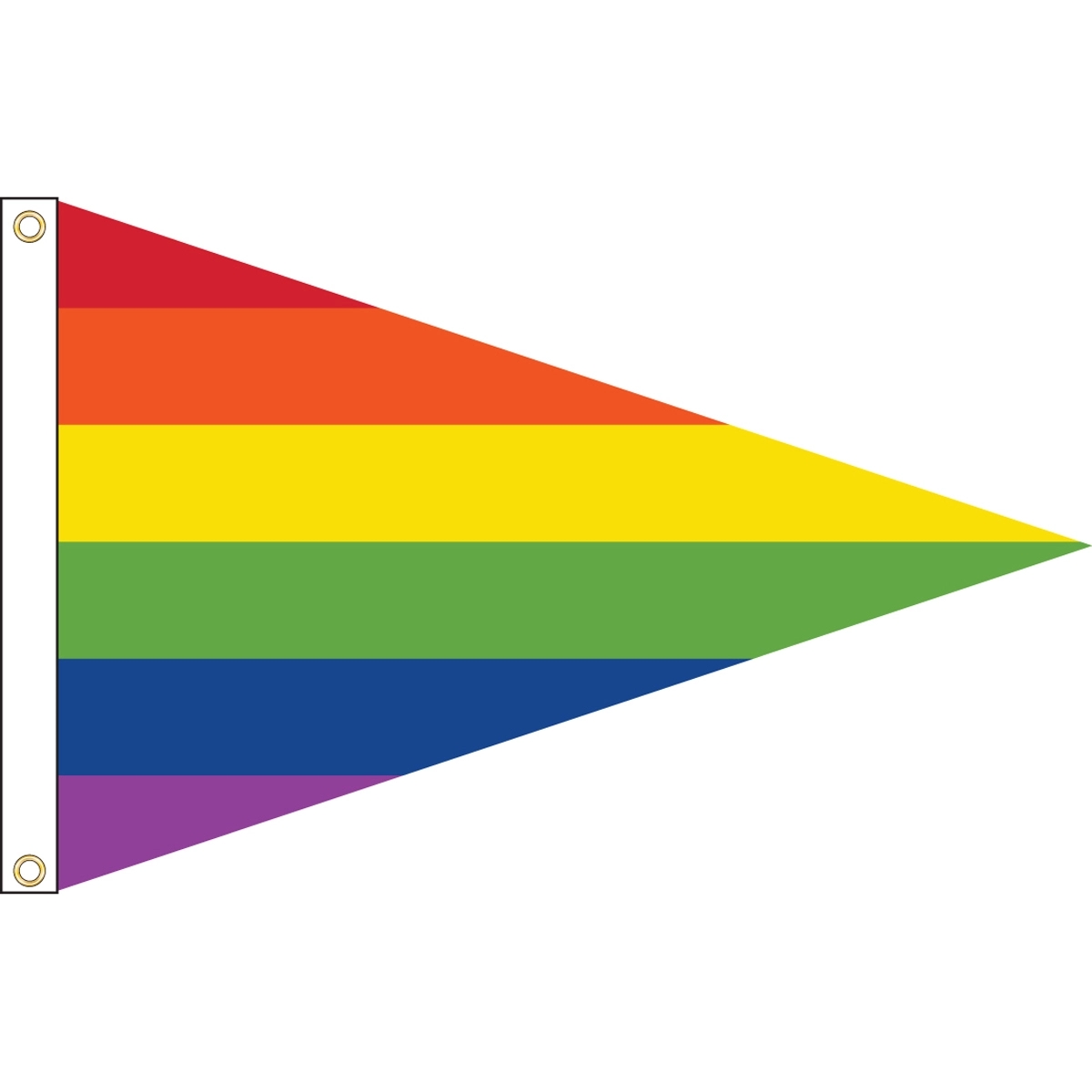 Rainbow Pennant Flag 2