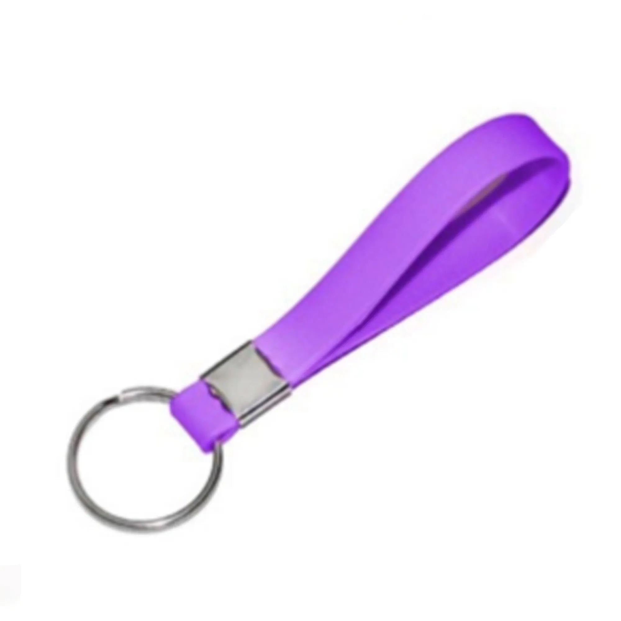 Silicone Custom Wristband Keychain 2