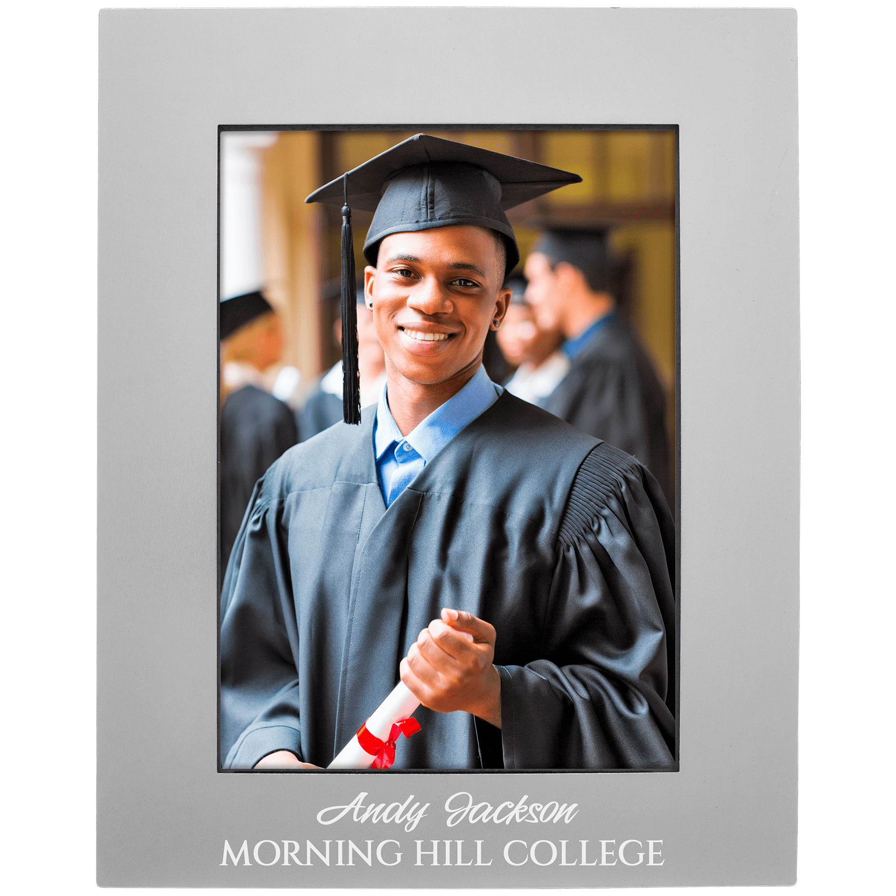 5" x 7" Gray Aluminum Photo Frame 2