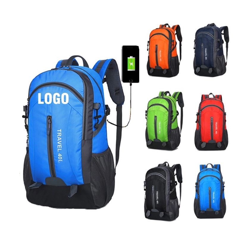 Custom Waterproof Lightweight Hiking,Camping,Travel Backpack 1