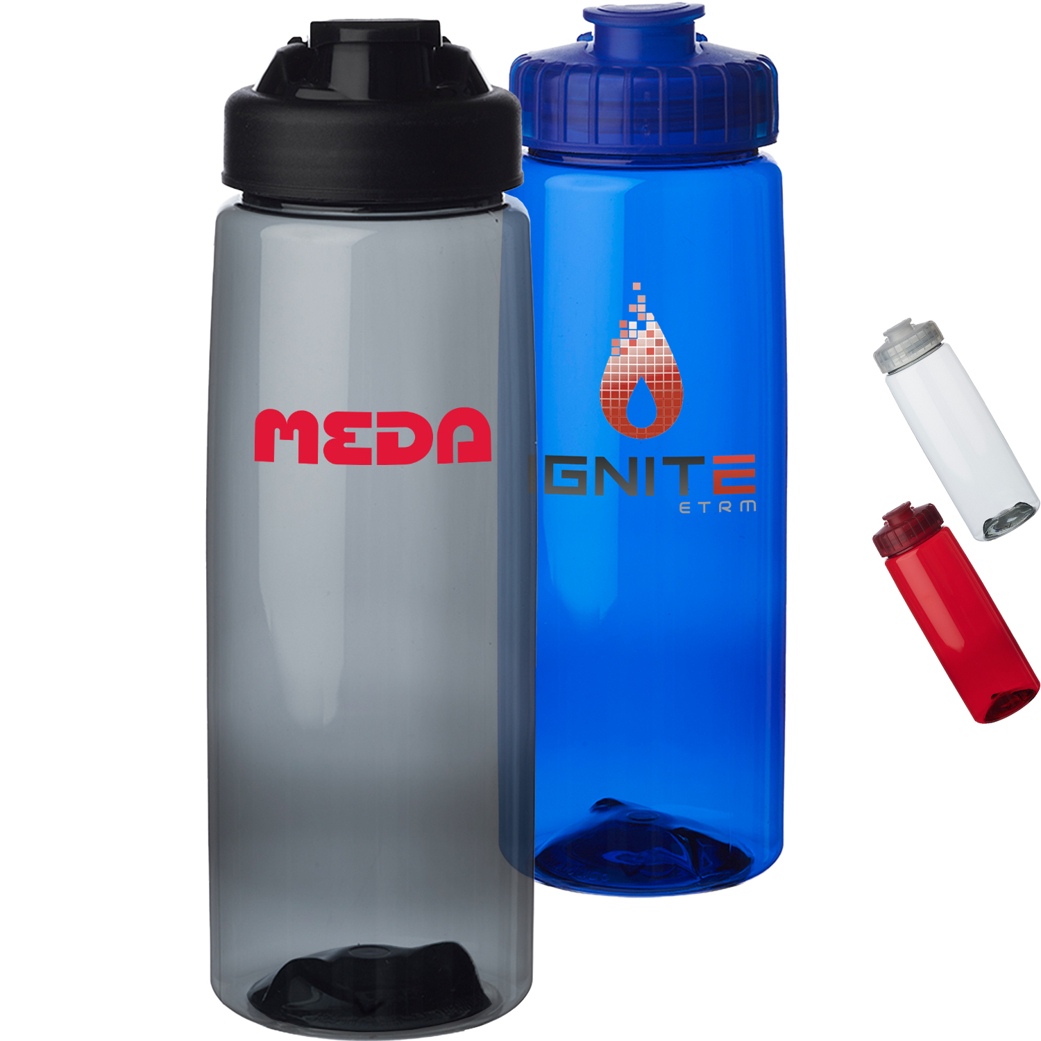 Wide Mouth Recycled Plastic Bottles 26 oz. 4