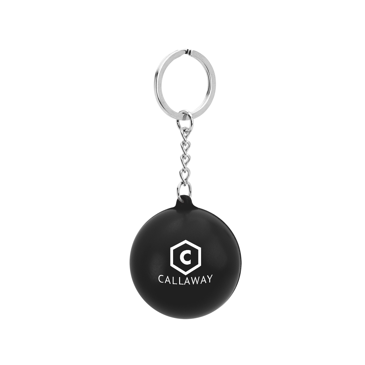 Round PU Stress Reliever Keychain 2
