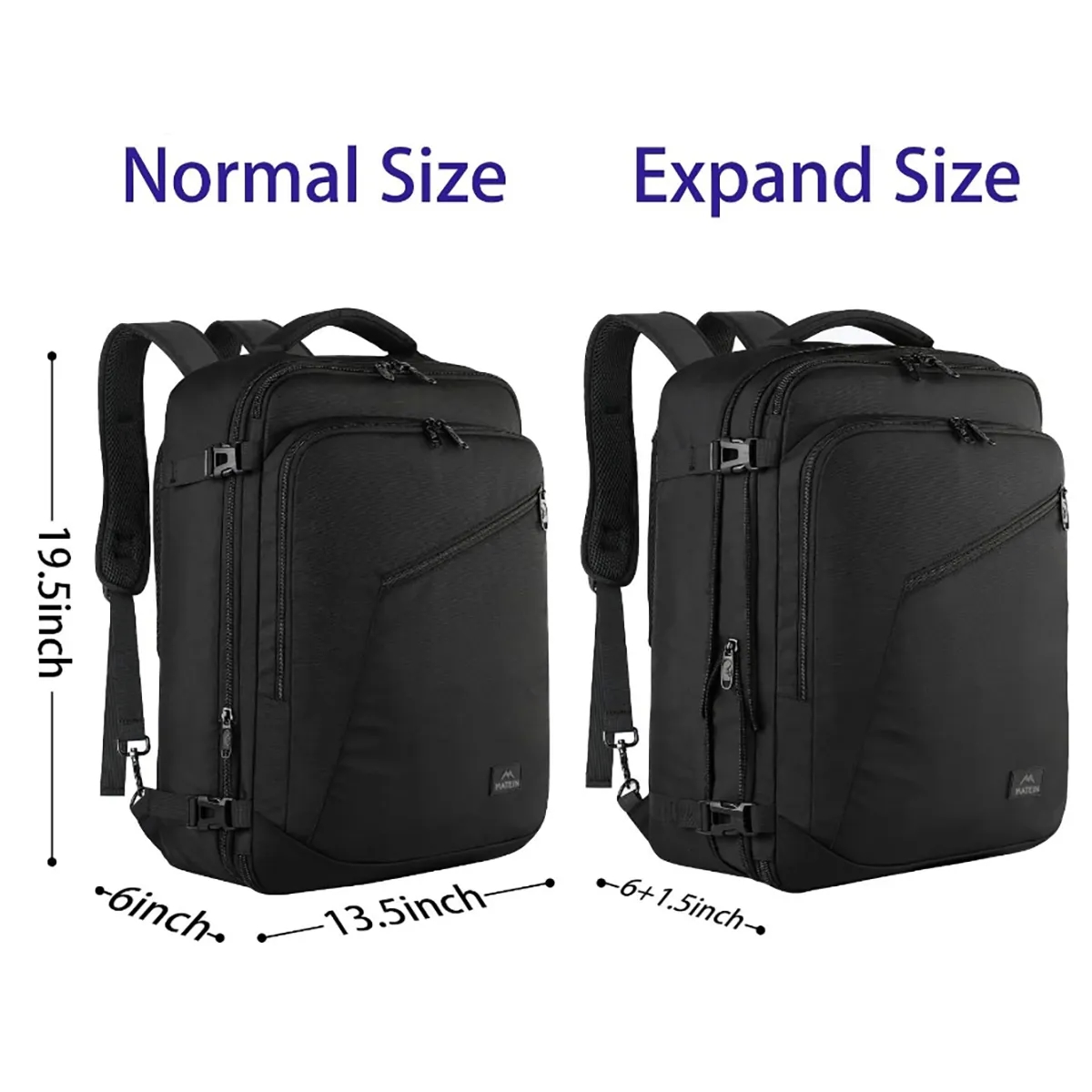 Extra Large Travel Backpack Expandable Airplane Approved Bag 5