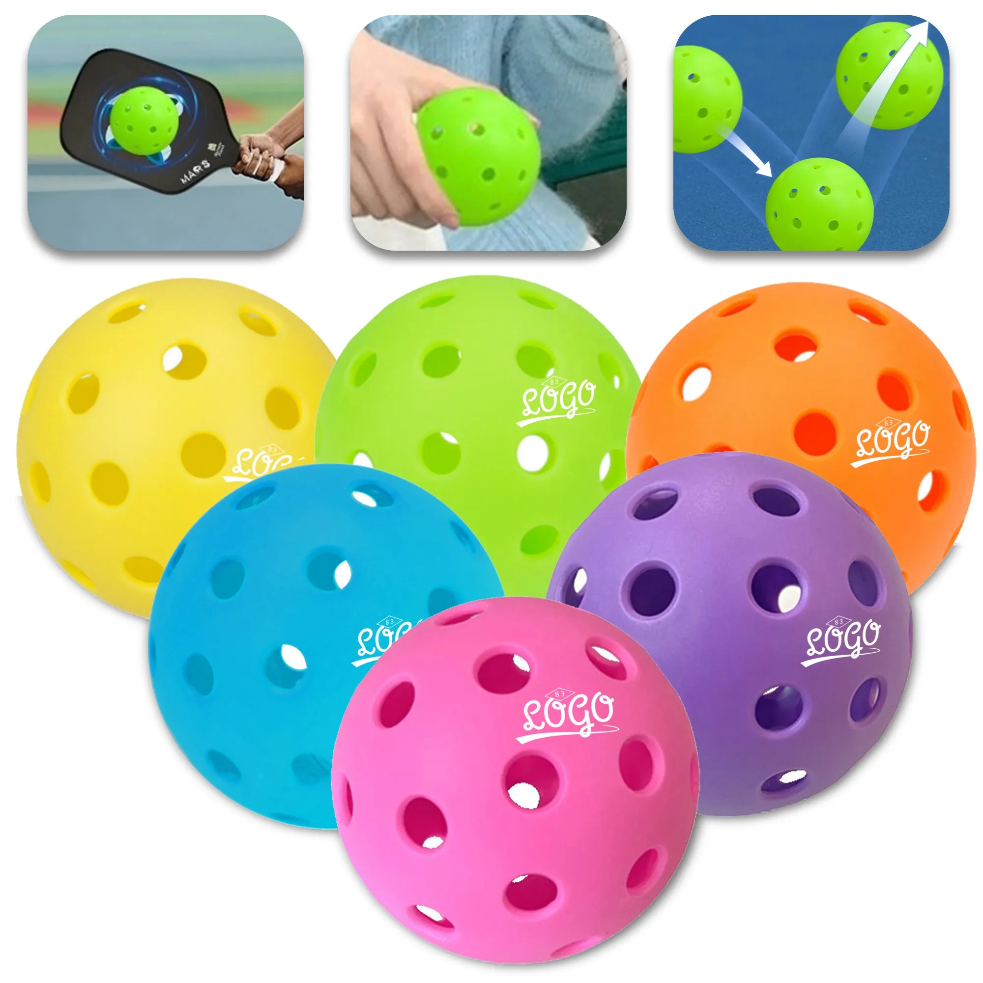 Standard 26 Holes Pickleball Balls
