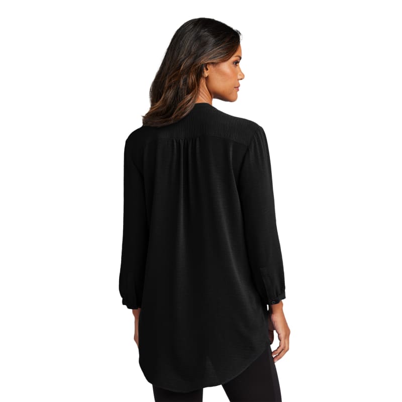 Port Authority Ladies 3/4-Sleeve Textured Crepe Tunic 10