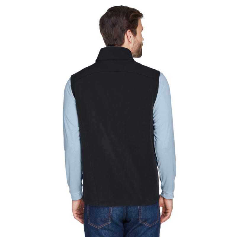 CORE365 Men's Cruise Two-Layer Fleece Bonded Soft Shell Vest 3