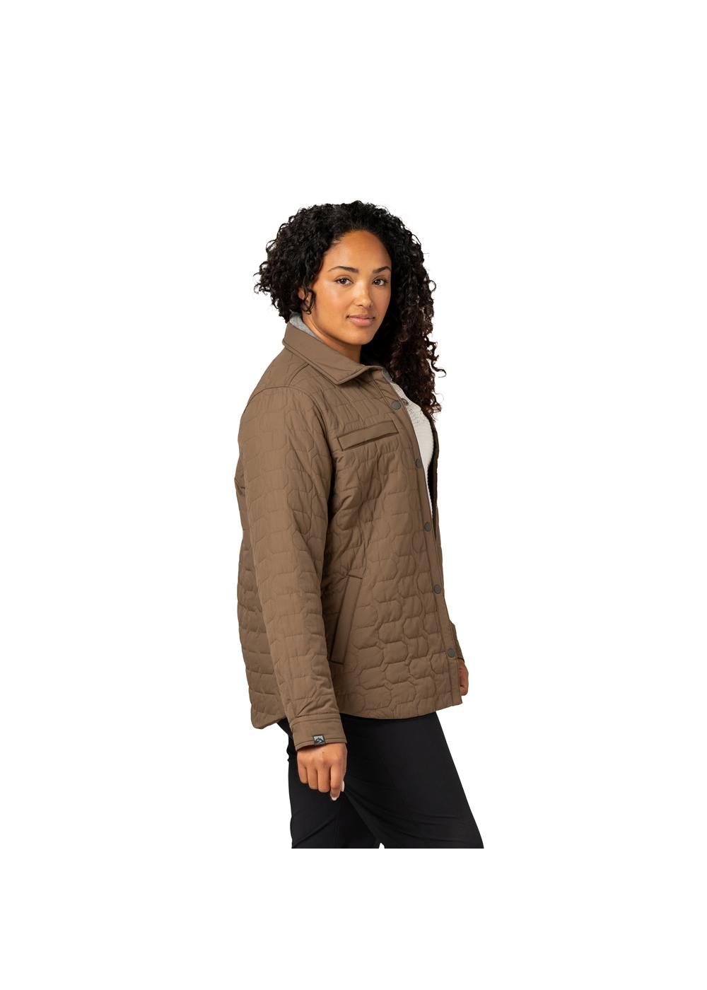 Storm Creek Women's Artisan 100 GSM Insulated Quilted Shirt Jacket 34