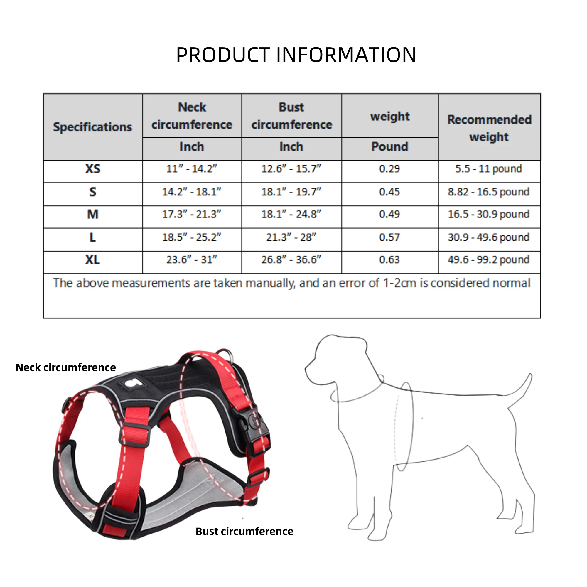 Pet Dog Chest Harness Without Leash 4