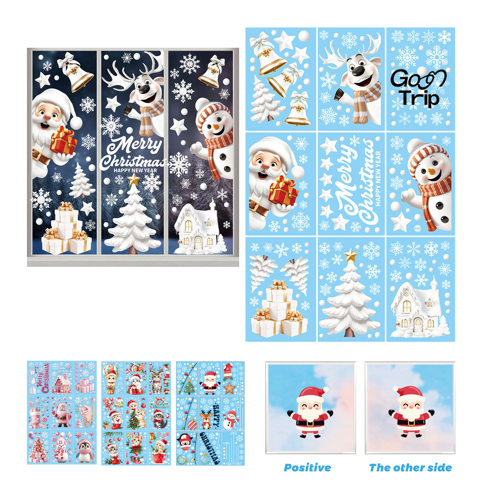 Christmas Window Decals 2