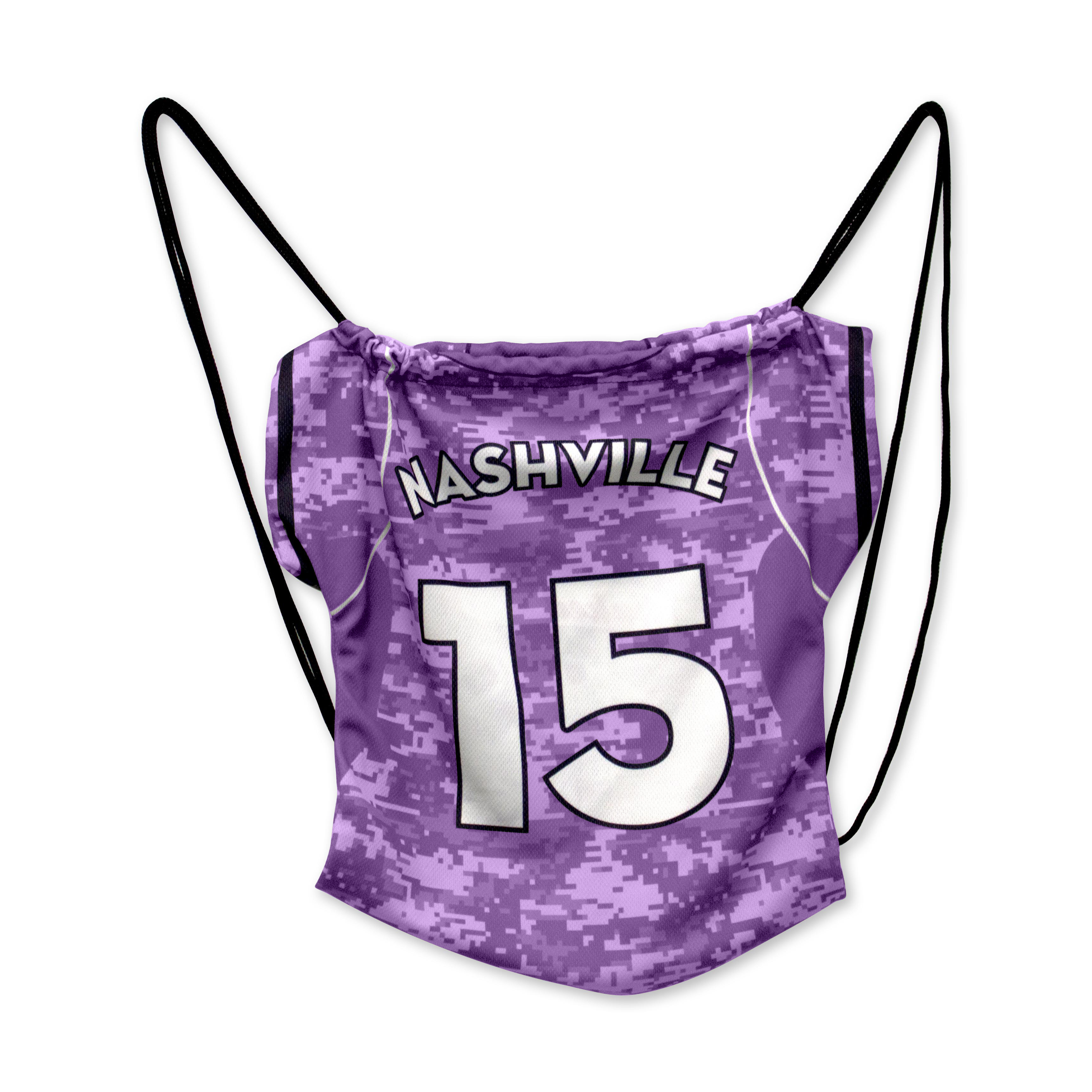 Jersey Mesh Drawstring Backpack