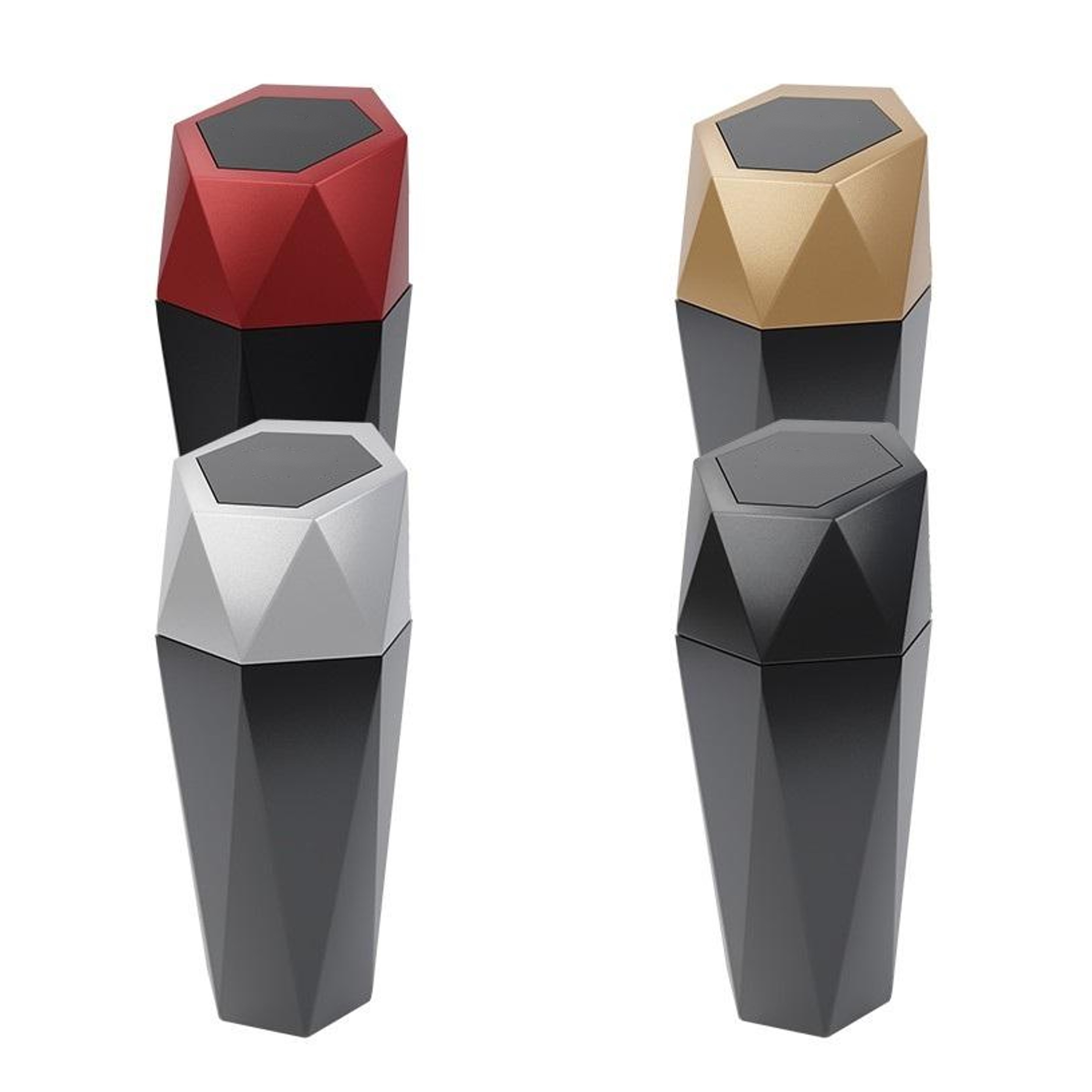 Mini Car Trash Can with Lid (direct import) 3