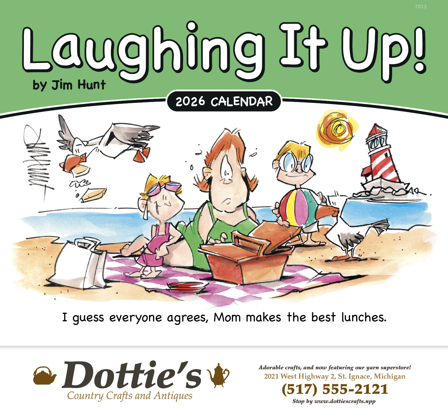 Good Value™ Laughing It Up - Stapled Calendar 47