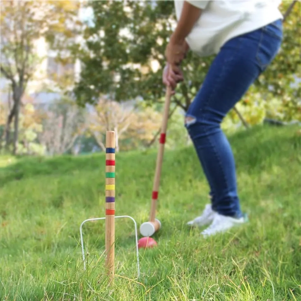 Six Player Croquet Set with Bag 3