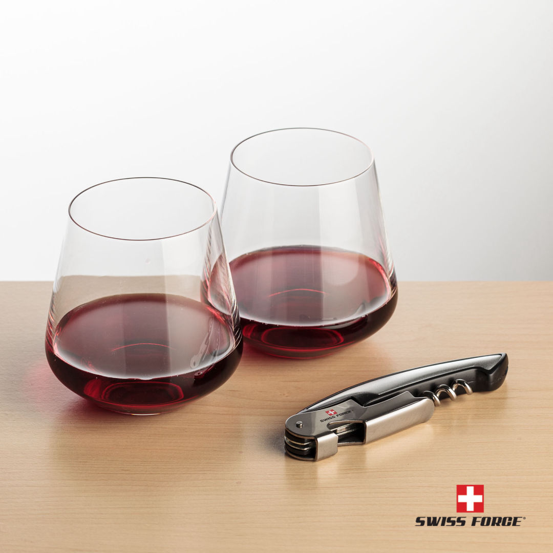 Swiss Force® Opener & Cannes Stemless Wine 5