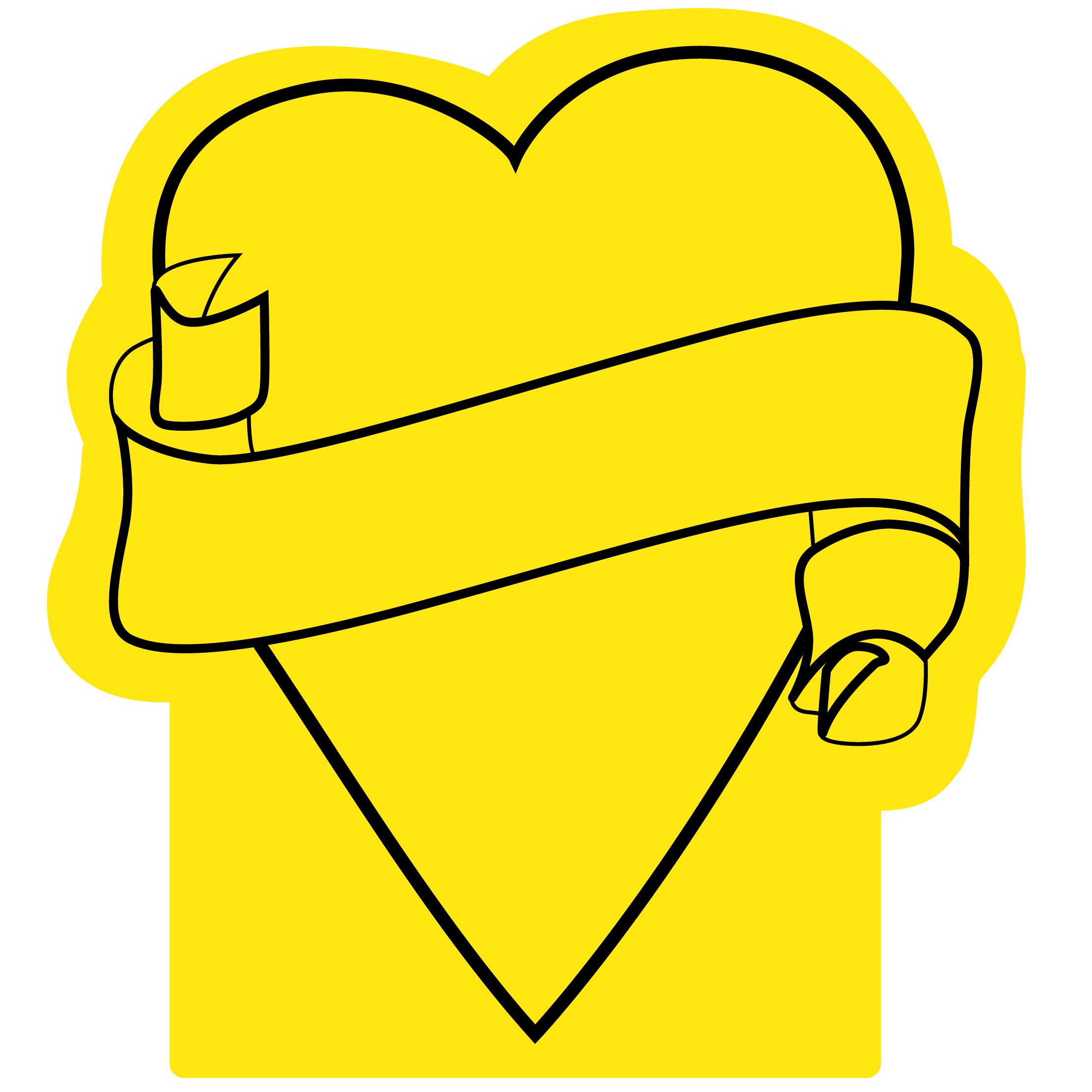 Foam Heart Mitt 22