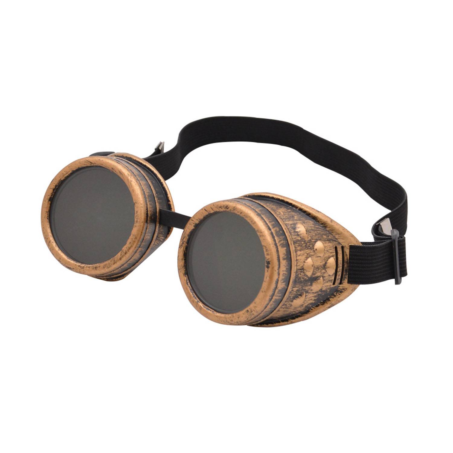 Adjustable Cosplay Fashion Vintage Steampunk Goggles 5
