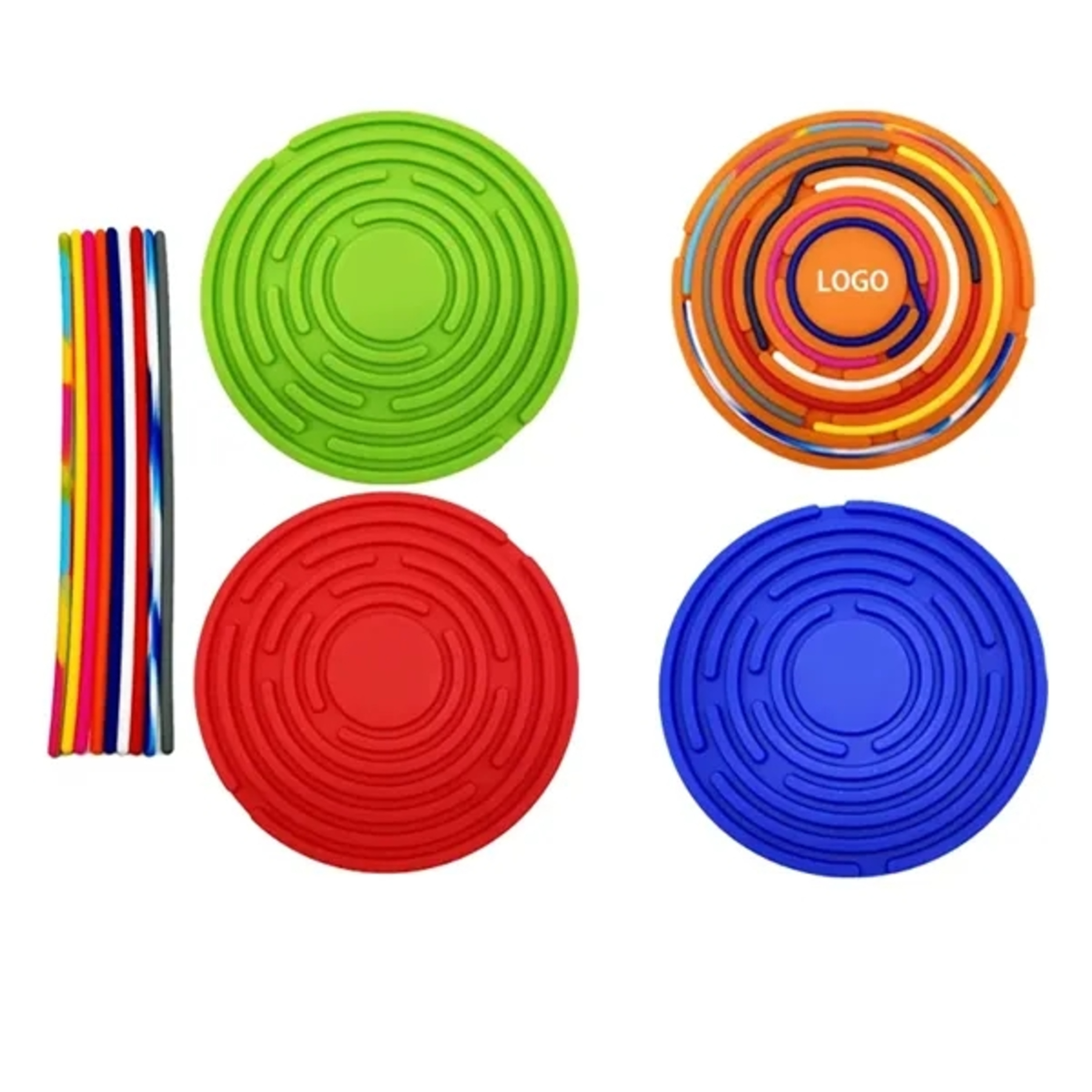 Kids Silicone Track Puzzle Toy for Educational Play 2