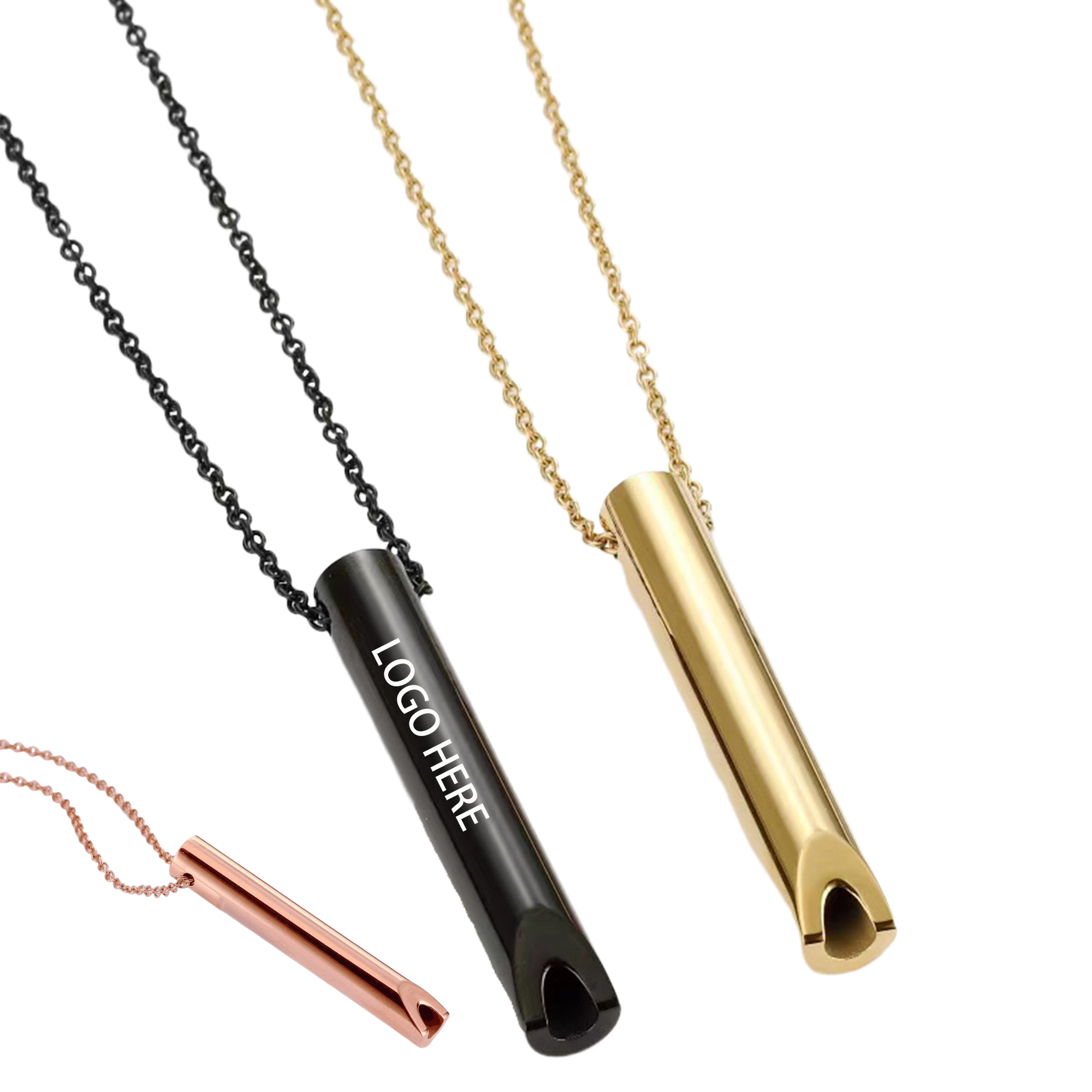 Metal Whistle Necklace 2