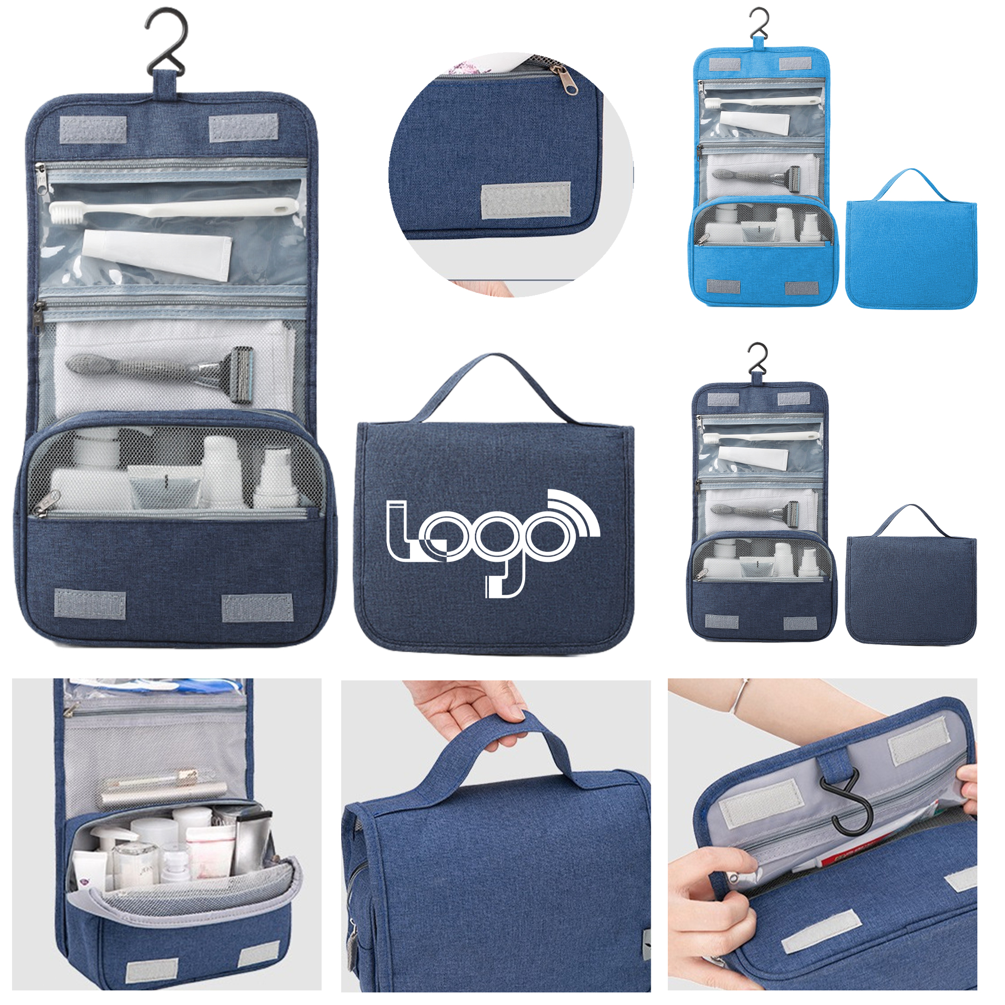 Large Capacity Hanging Toiletry Organizer 2
