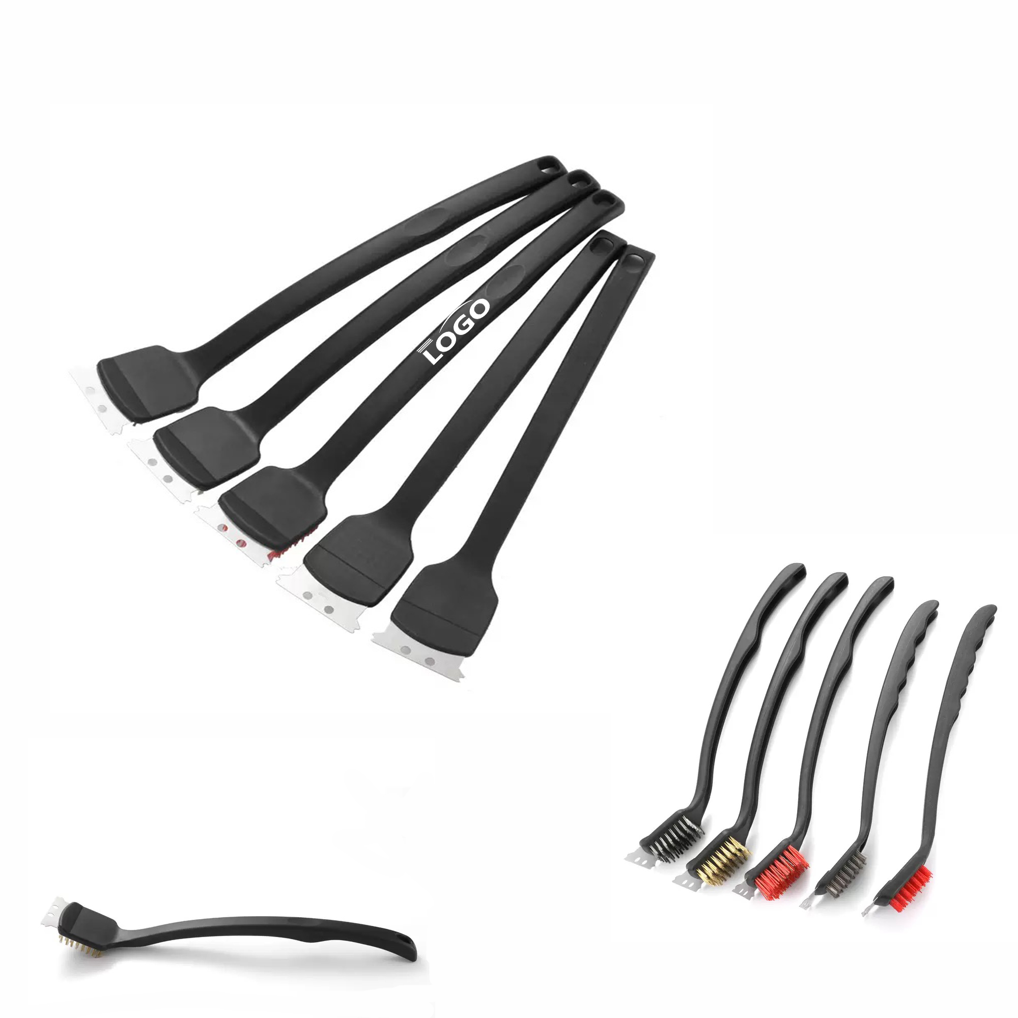 Outdoor Barbecue Cleaning Brush MOQ 10pcs 3