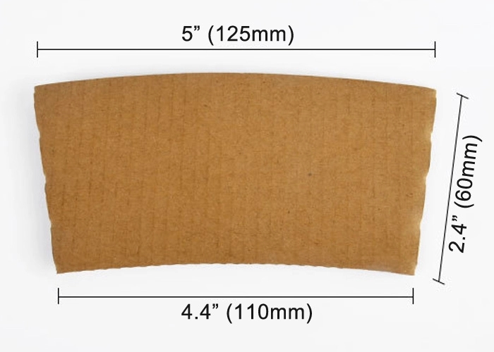 Protective Corrugated Cup Sleeve (Cup is Not Included) 2