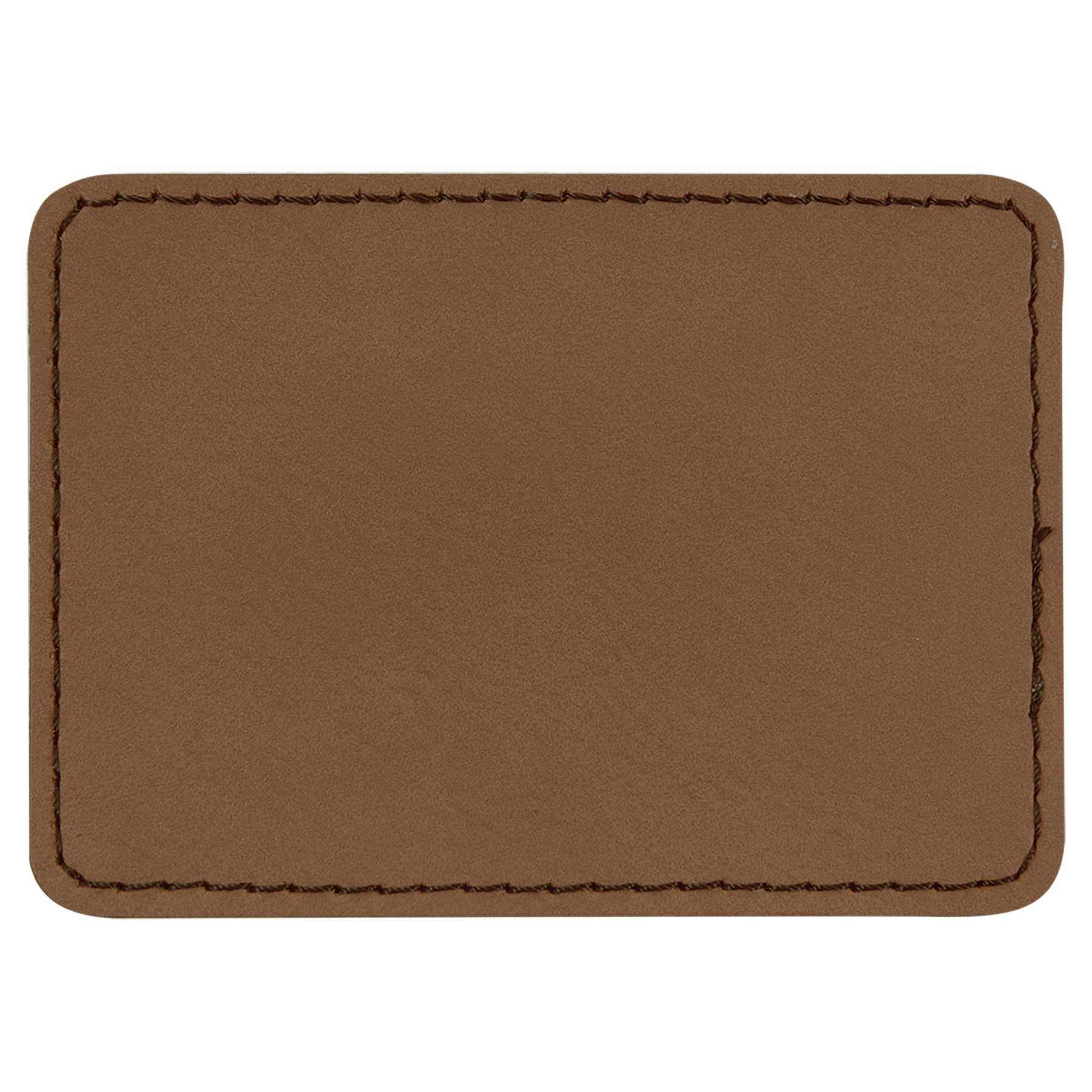 3 1/2" x 2 1/2" Rectangle Leatherette Patch with Adhesive 4