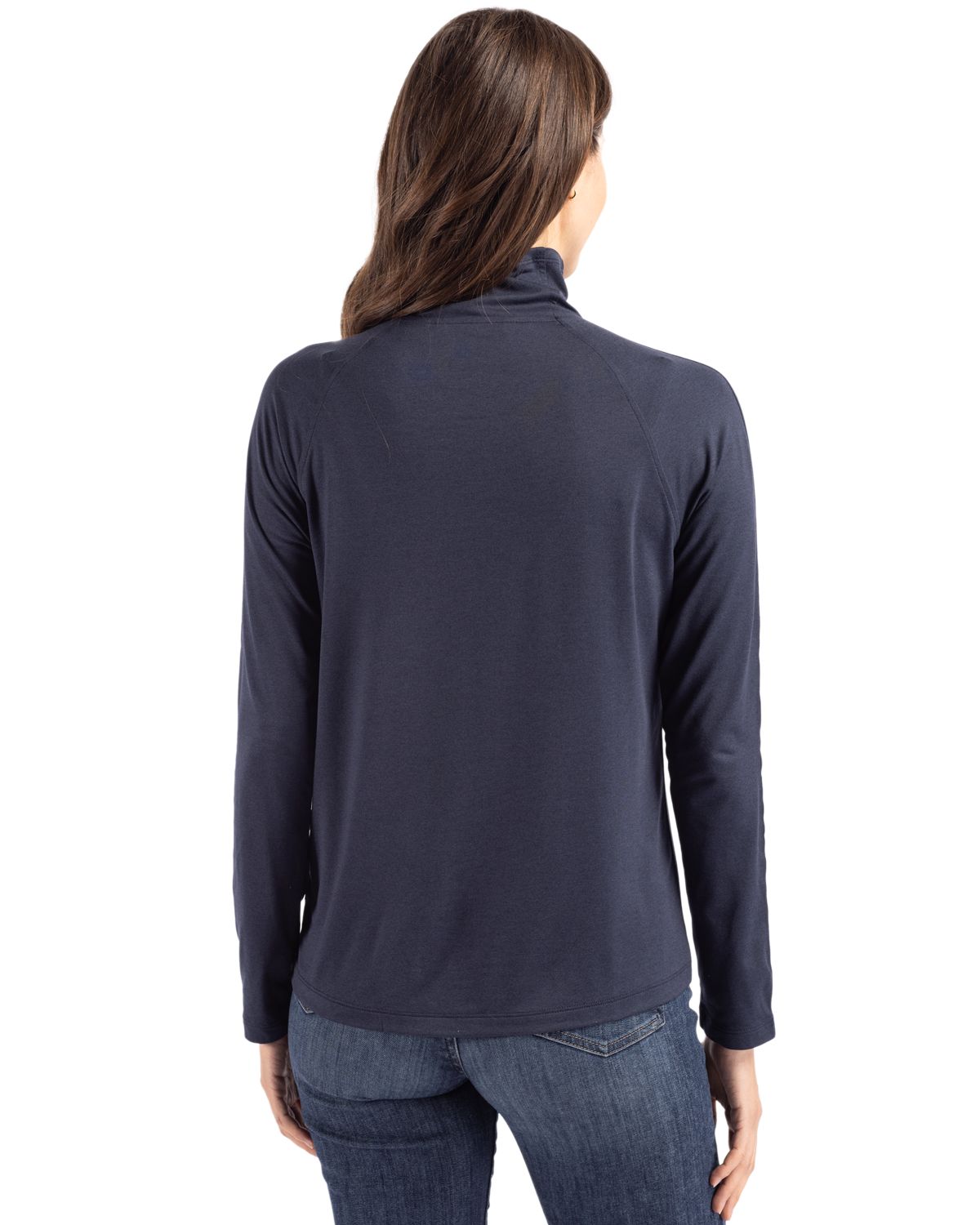 Cutter & Buck Coastline Recycled Double Peached Womens Funnel Neck Pullover 37