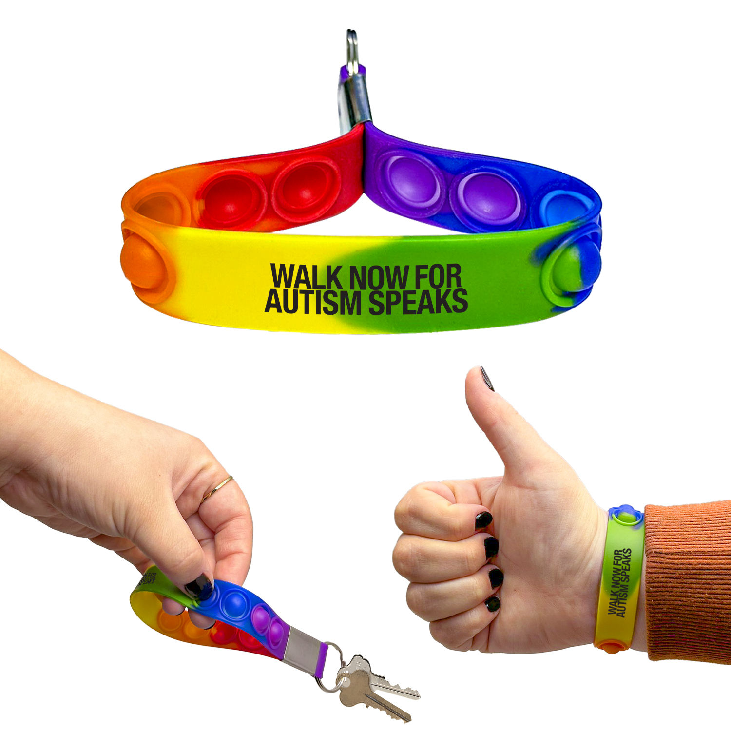 Rainbow Popper K/c 3