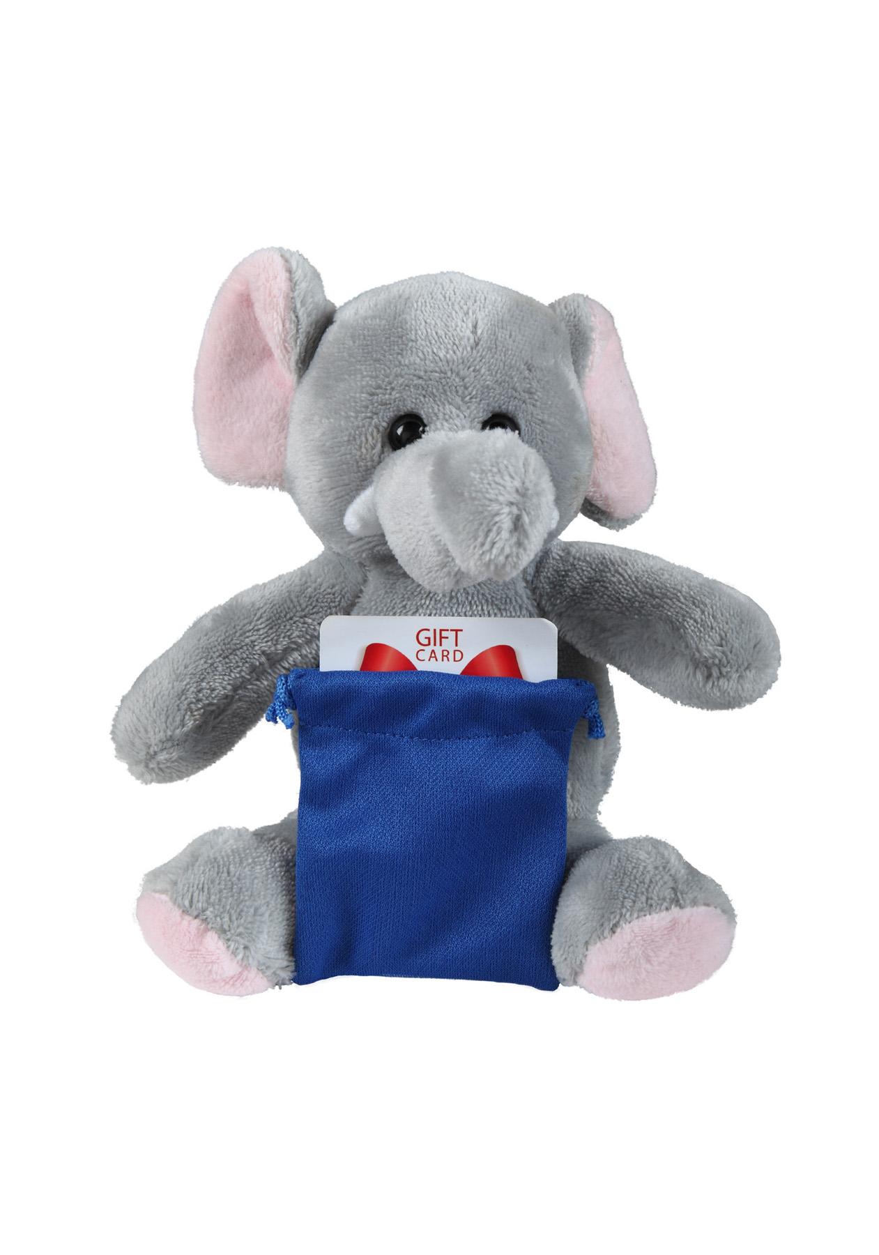 soft plush Elephant with gift card sack 4