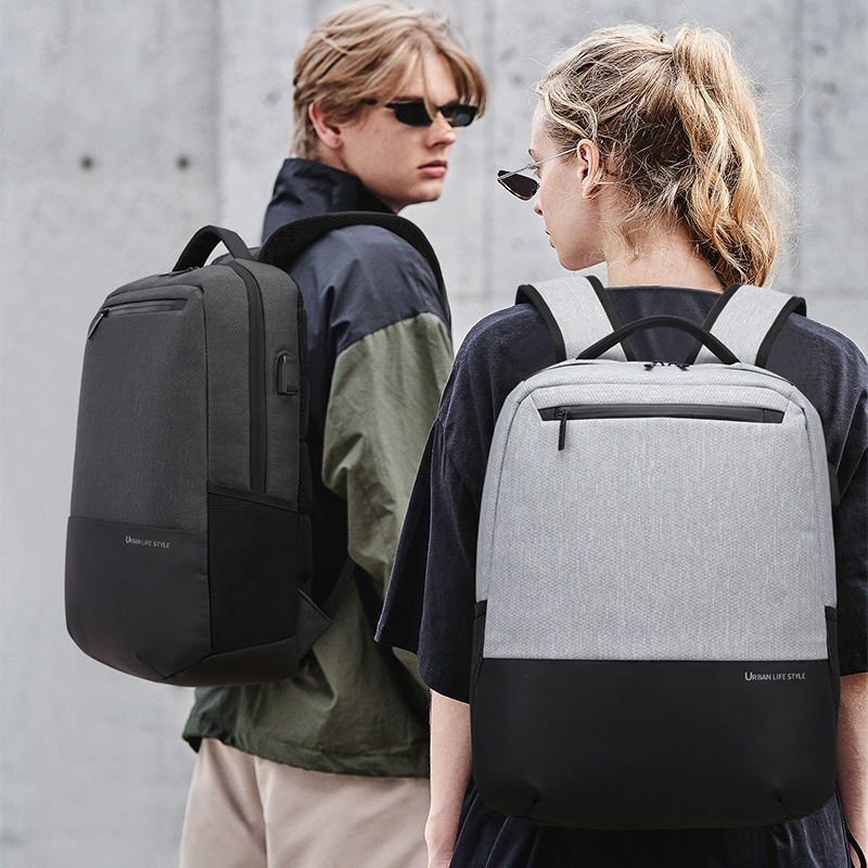 Double Layer Large Capacity Computer Backpack /USB Charging Port 10