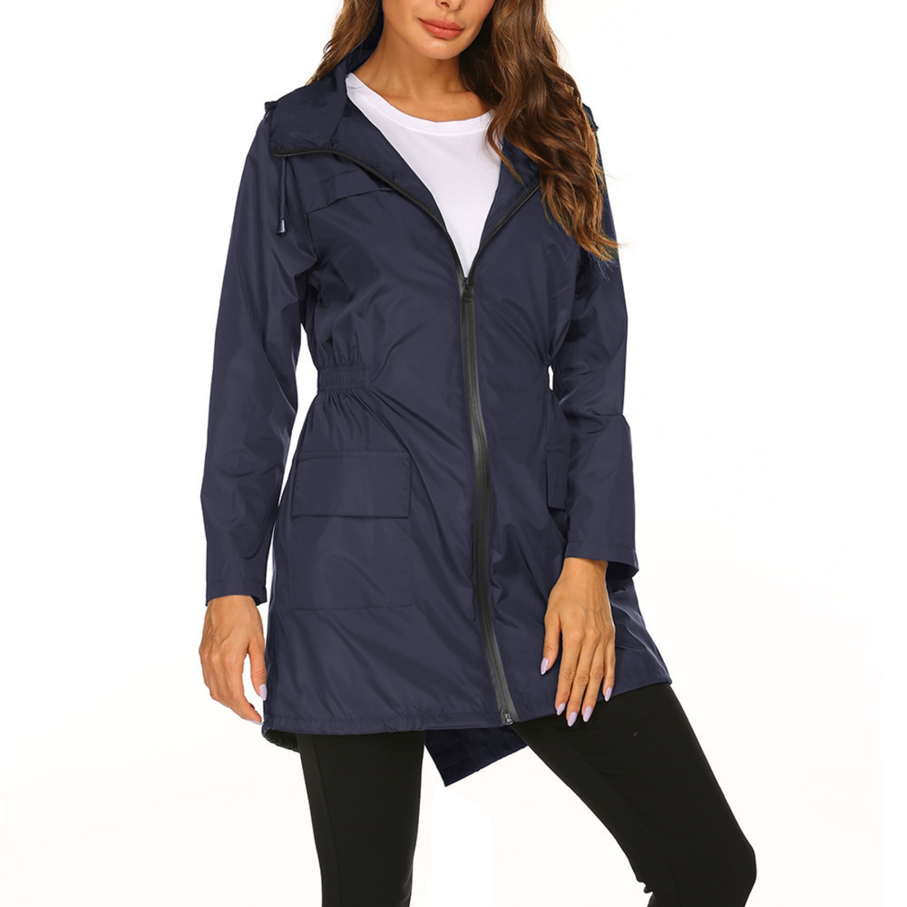 Women Waterproof Rain Jacket 4