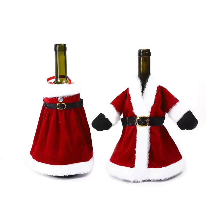 Christmas Wine Bottle Cover 3