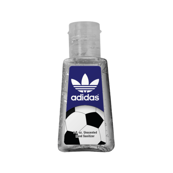 1 oz. Clear Sanitizer in Trapezoid Bottle 5