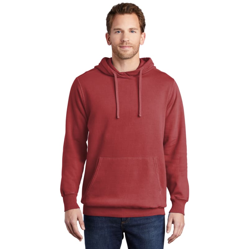 Port & Company Beach Wash Garment-Dyed Pullover Hooded Sweatshirt. 34