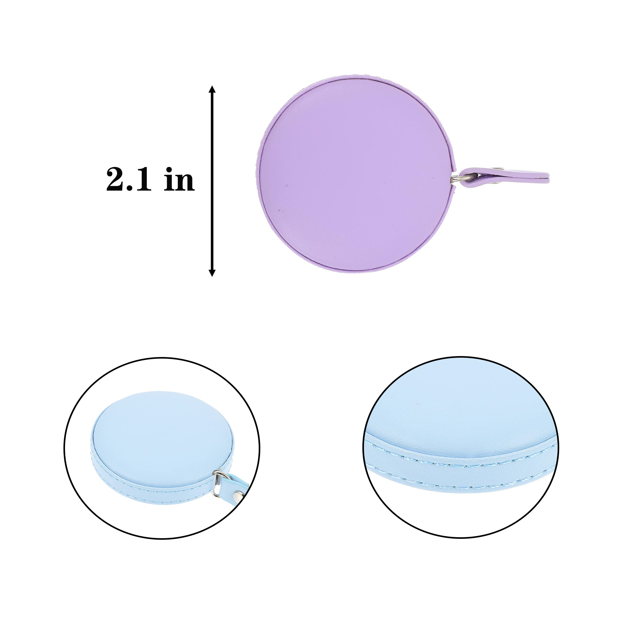 Round PU Leather Measuring Tape 4