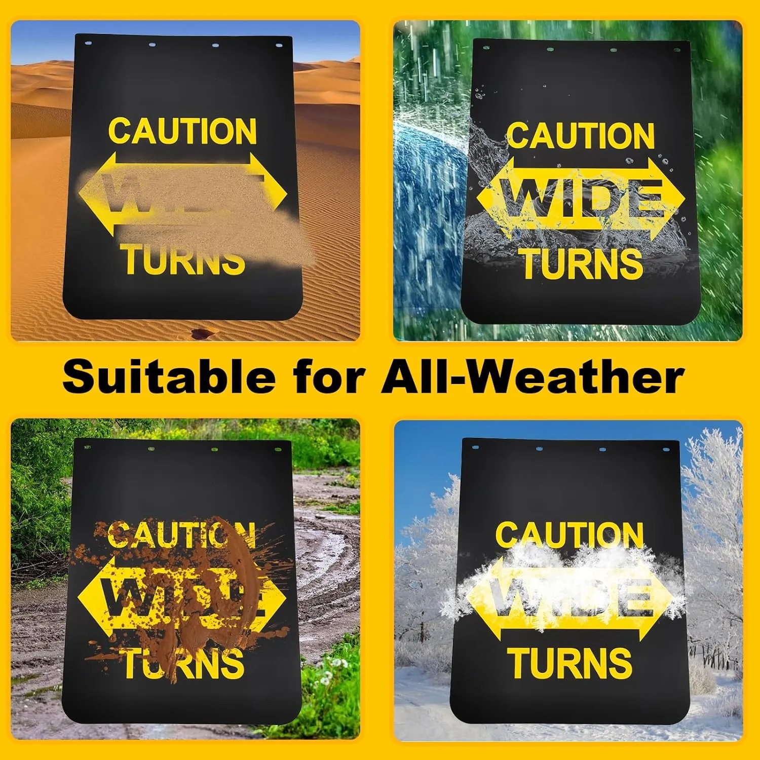 Semi Truck Mud Flaps 24" x 30" 6