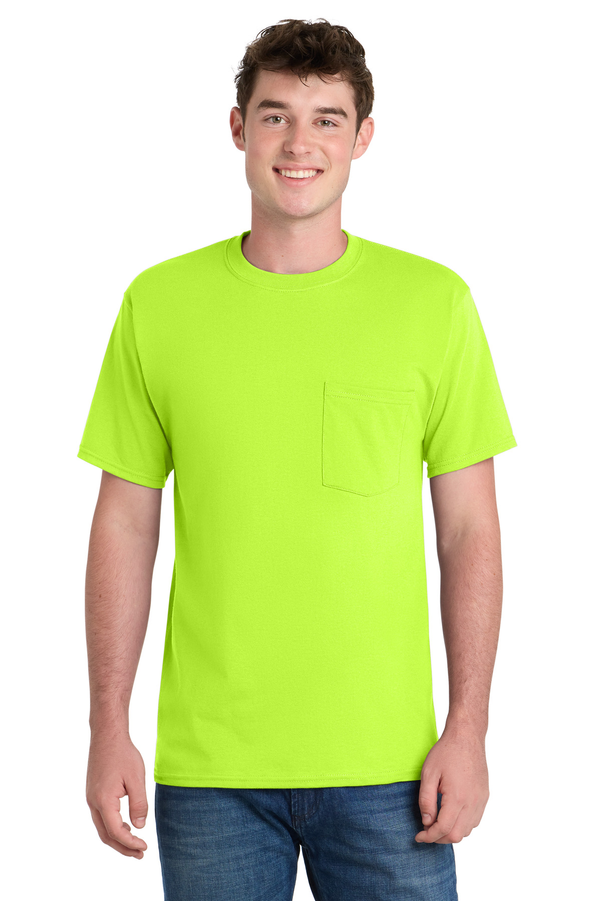 Port & Co Essential Pocket Tee. PC61P 4