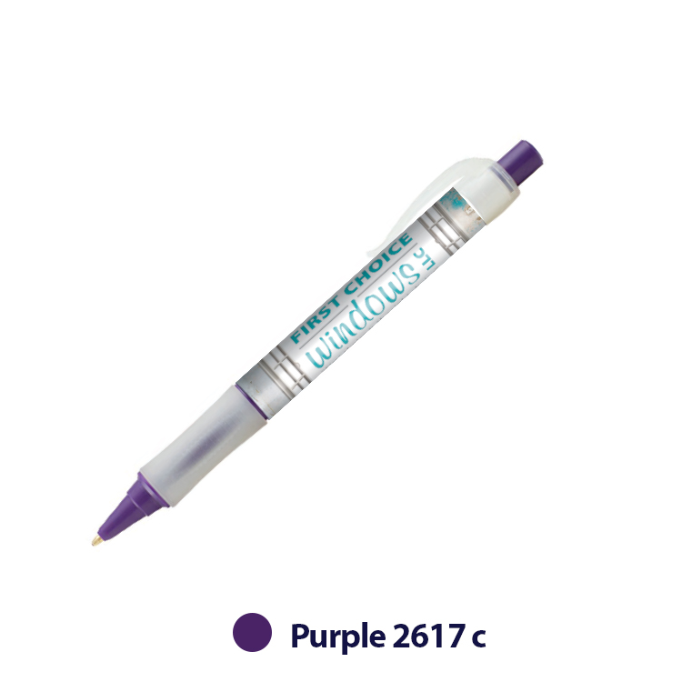Graphic Brights Frost Plastic Pen (Full Color Imprint) 6