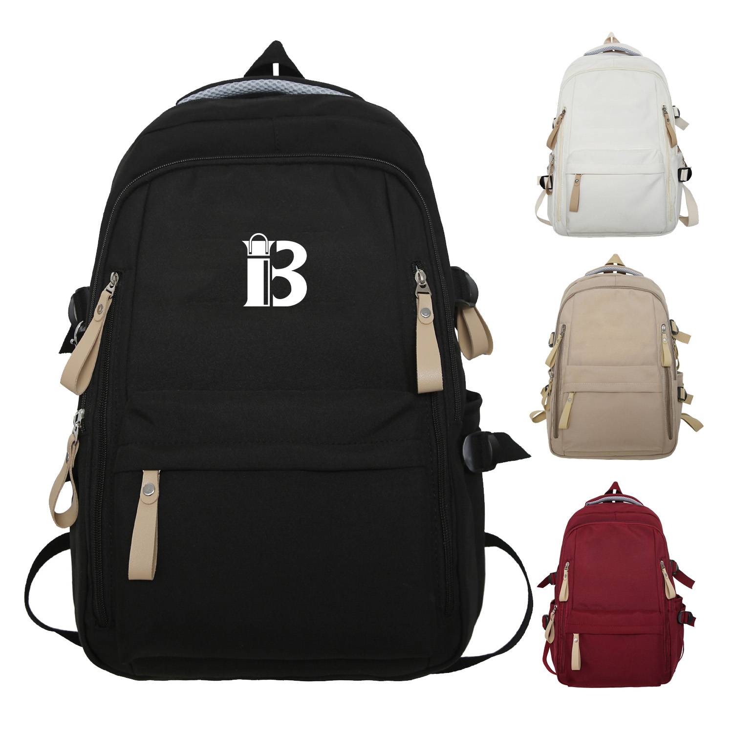 Nylon Waterproof Travel Student Backpack 2